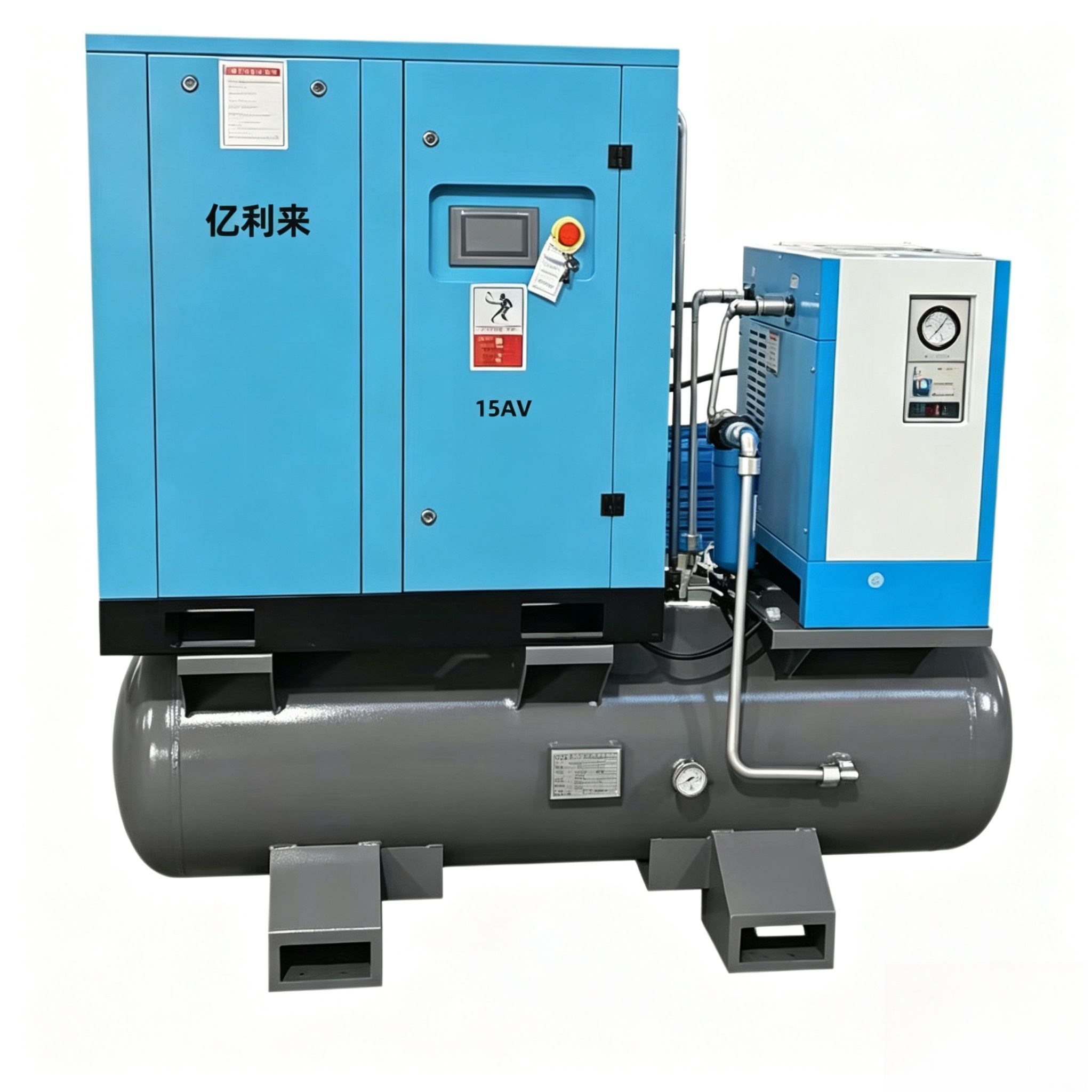 11 kW Hochdruck-4-in-1-Luftkompressor mit fester Drehzahl