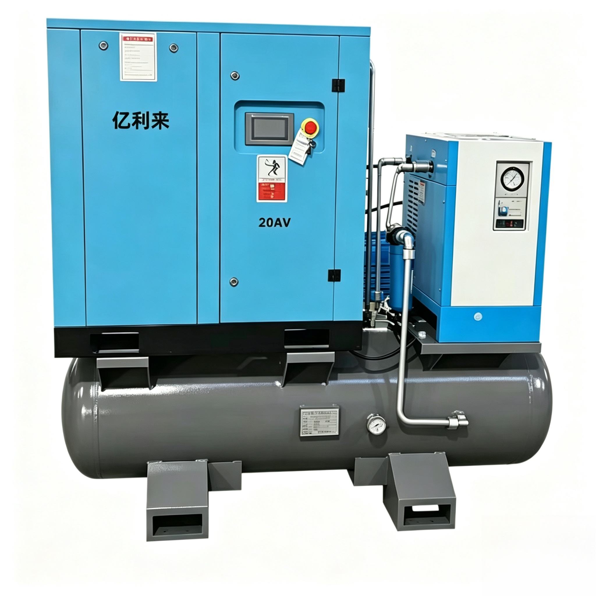 15 kW Hochdruck-4-in-1-Luftkompressor mit fester Drehzahl