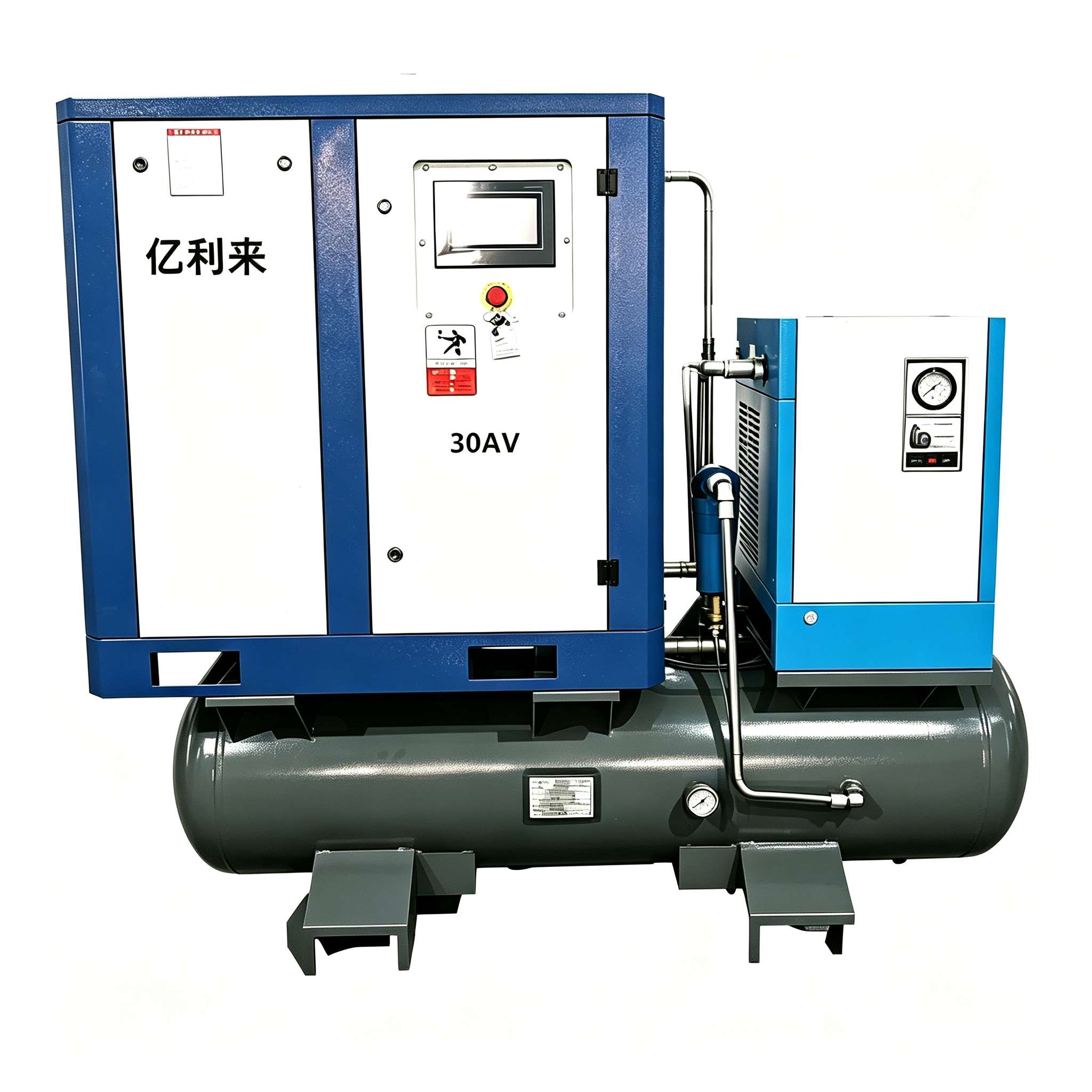 22 kW 4-in-1 einstufiger Luftkompressor mit fester Drehzahl