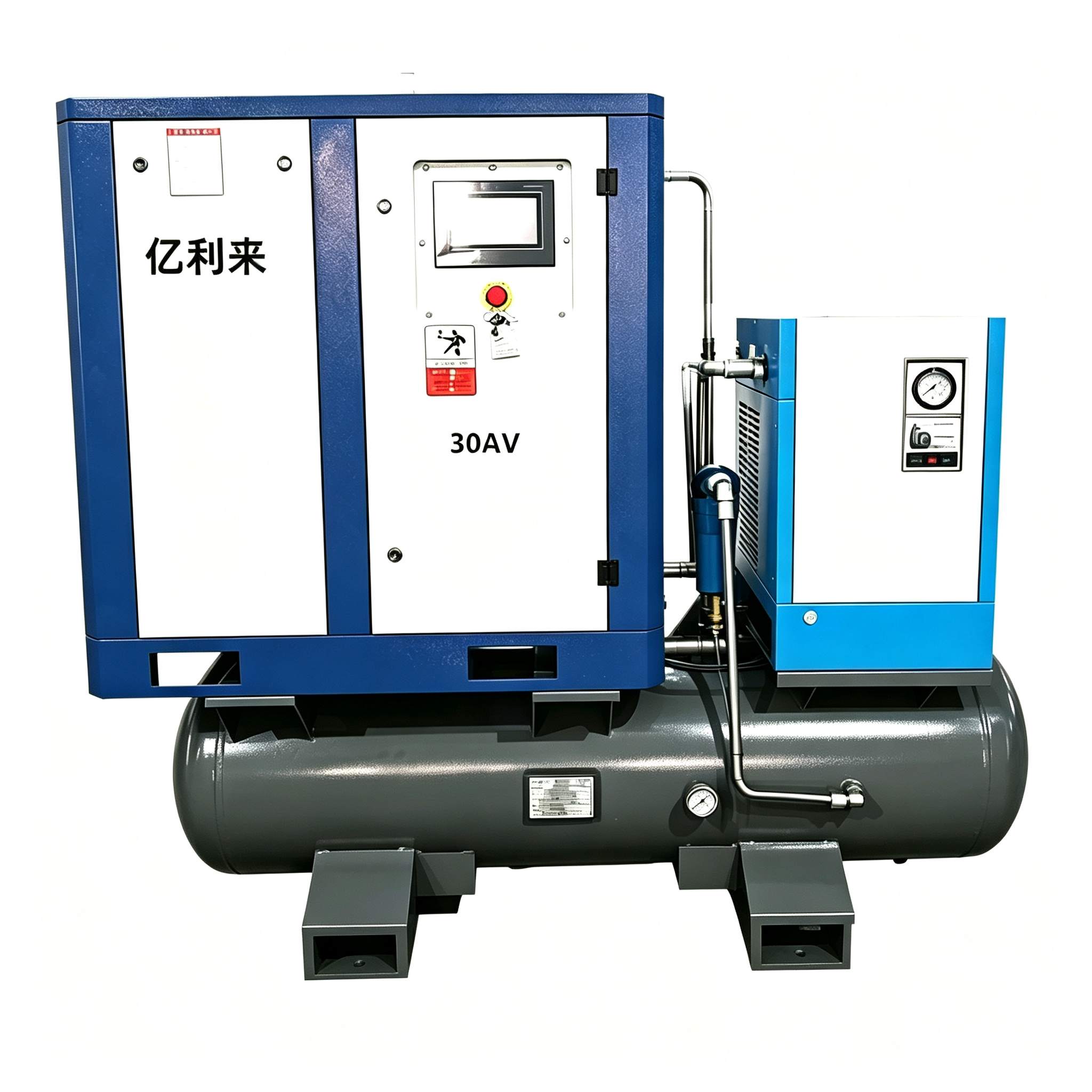 22 kW Hochdruck-4-in-1-Luftkompressor mit fester Drehzahl